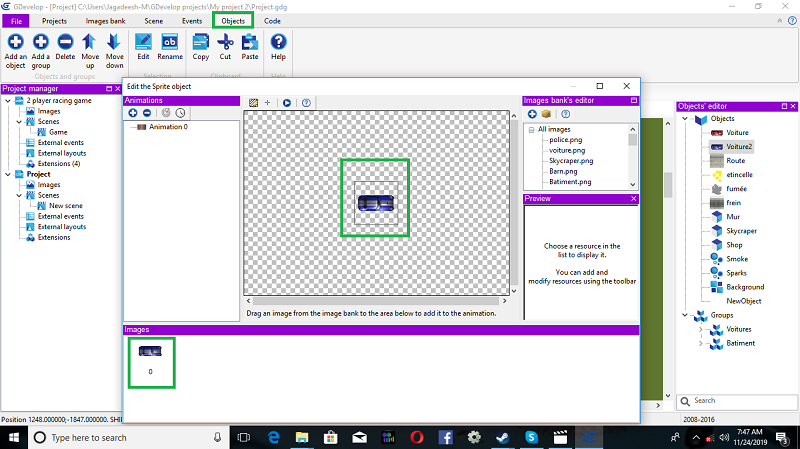 City Race 3D Game Build Using gdevelop